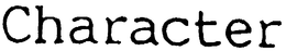 CHARACTER trademark