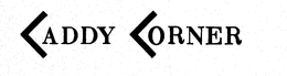 CADDY CORNER trademark