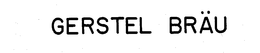GERSTEL BRAU trademark