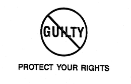 GUILTY PROTECT YOUR RIGHTS trademark