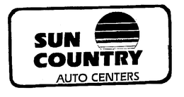 SUN COUNTRY AUTO CENTERS trademark