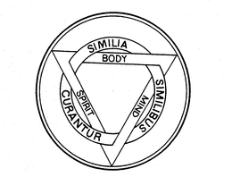 BODY MIND SPIRIT SIMILIA SIMILIBUS CURANTUR trademark