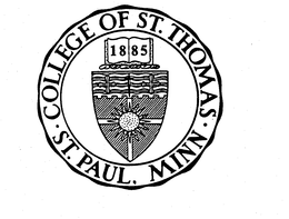 COLLEGE OF ST. THOMAS ST. PAUL, MINN 1885 trademark