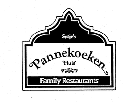 SYTJE'S PANNEKOEKEN HUIS FAMILY RESTAURANTS trademark