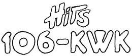 HITS 106-KWK trademark