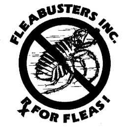 FLEABUSTERS INC. RX FOR FLEAS! trademark
