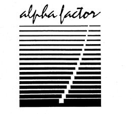 ALPHA FACTOR trademark
