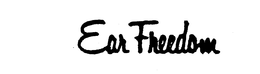 EAR FREEDOM trademark