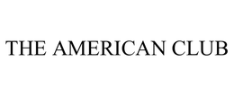 THE AMERICAN CLUB trademark