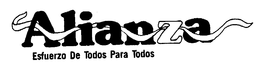 ALIANZA ESFUERZO DE TODOS PARA TODOS trademark