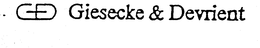 GD GIESECKE & DEVRIENT trademark