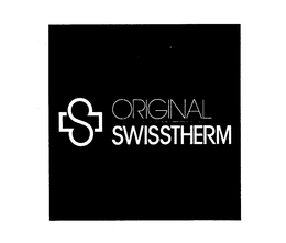 S ORIGINAL SWISSTHERM trademark