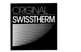 ORIGINAL SWISSTHERM trademark
