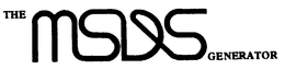 THE MSDS GENERATOR trademark