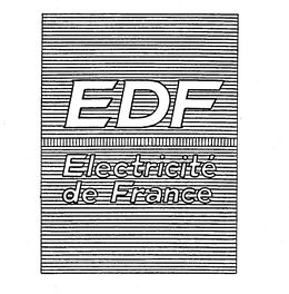 EDF ELECTRICITE DE FRANCE trademark