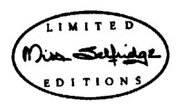 LIMITED MISS SELFRIDGE EDITIONS trademark