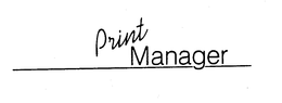 PRINT MANAGER trademark