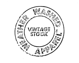 WEATHER WASHED APPAREL VINTAGE STOCK trademark