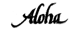 ALOHA trademark
