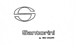 S SANTORINI BY NINO GALLEANI trademark