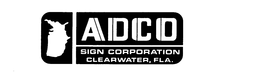 ADCO SIGN CORPORATION CLEARWATER, FLA. trademark