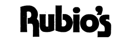 RUBIO'S trademark