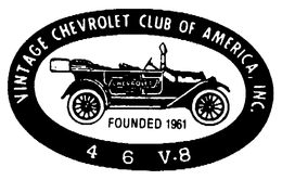 VINTAGE CHEVROLET CLUB OF AMERICA, INC. FOUNDED 1961 4 6 V-8 trademark