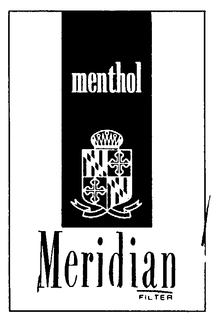 MENTHOL MERIDIAN FILTER trademark