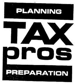 PLANNING TAX PROS PREPARATION trademark