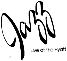 JAZZ LIVE AT THE HYATT trademark