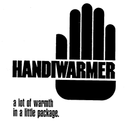 HANDIWARMER A LOT OF WARMTH IN A LITTLE PACKAGE. trademark