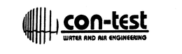 CON-TEST WATER AND AIR ENGINEERING trademark