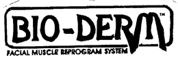BIO-DERM FACIAL MUSCLE PROGRAM SYSTEM trademark