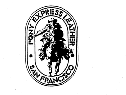 PONY EXPRESS LEATHER SAN FRANCISCO trademark