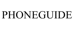 PHONEGUIDE trademark