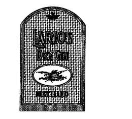 LARIOS DRY GIN DISTILLED trademark