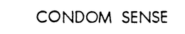 CONDOM SENSE trademark