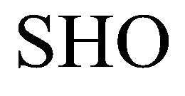 SHO trademark