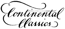 CONTINENTAL CLASSICS trademark