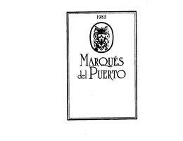 MARQUES DEL PUERTO 1983 trademark