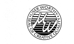 UW USER WORTHY SEAL OF CREATIVE QUALITY trademark