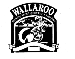 WALLAROO SPARKLING NATURAL SPRING WATER & FRUIT JUICE trademark