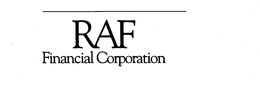 RAF FINANCIAL CORPORATION trademark