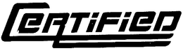 CERTIFIED trademark