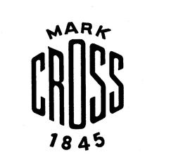 MARK CROSS 1845 trademark