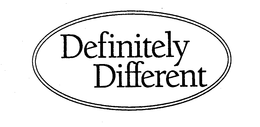 DEFINITELY DIFFERENT trademark