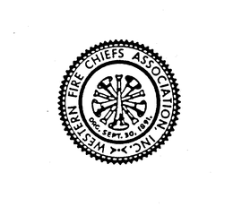 WESTERN FIRE CHIEFS ASSOCIATION, INC. ORG. SEPT. 30, 1891. trademark