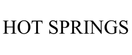 HOT SPRINGS trademark