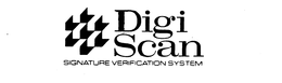 DIGI SCAN SIGNATURE VERIFICATION SYSTEM trademark
