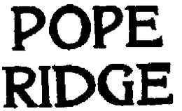 POPE RIDGE trademark
